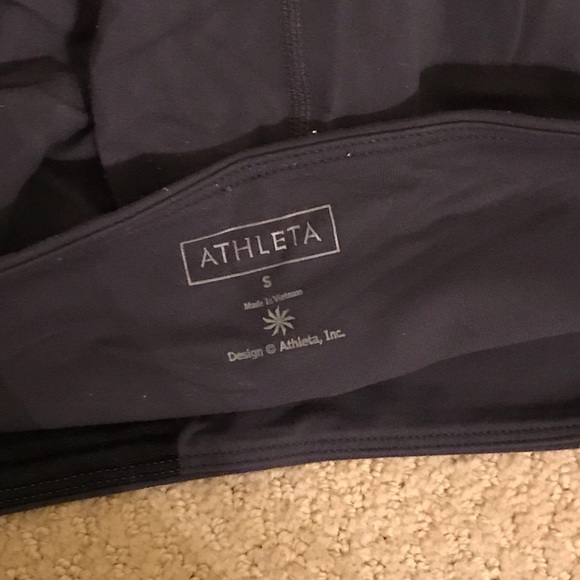 Athleta Wide Leg Charcoal Pant - Picture 3 of 3
